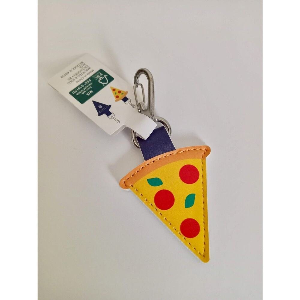 ALDI Quarter Keeper Super Fan Pizza Keychain  2025 Never Forget Collection NWT